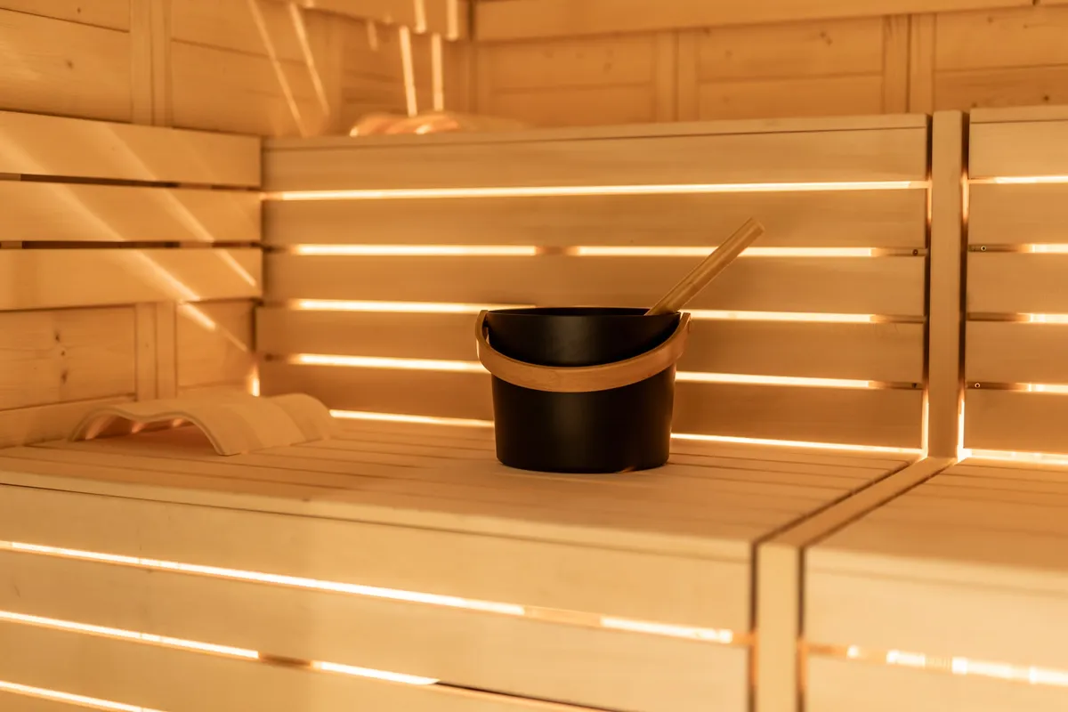 Sauna im Basislager Fichtelberg